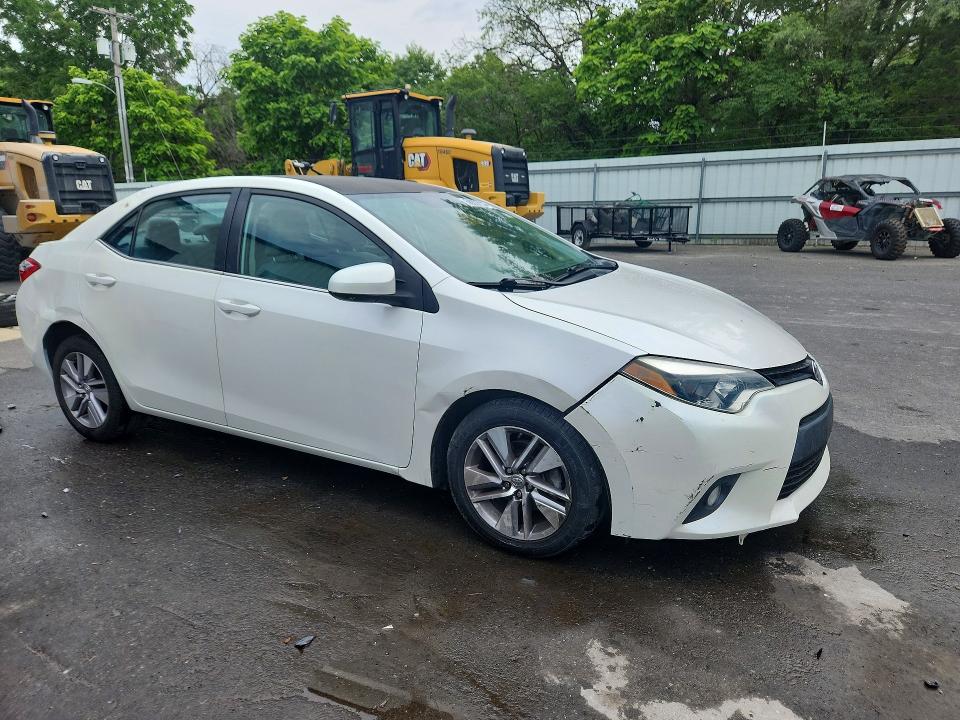 2014 Toyota Corolla VIN 5YFBPRHE7EP011891 COPART salvage auction — FRONT END, Pa - Cert Of Title, sold $3,050 on 2026-07-21 (photo 4)