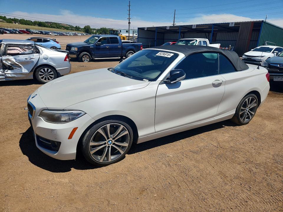2015 BMW 2er VIN WBA1K7C55FV235128 COPART salvage auction — MINOR DENT/SCRATCHES, Co - Dis/Dlr/Exp Only Clean Title, sold $3,450 on 2026-07-13 (photo 1)