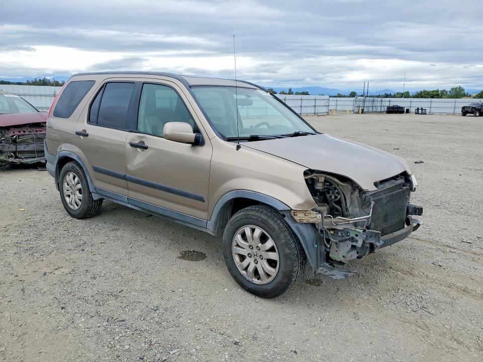 2006 Honda Cr-v VIN JHLRD78846C016968 COPART salvage auction — FRONT END, Ca - Salvage Certificate, sold $1,150 on 2026-07-06 (photo 4)