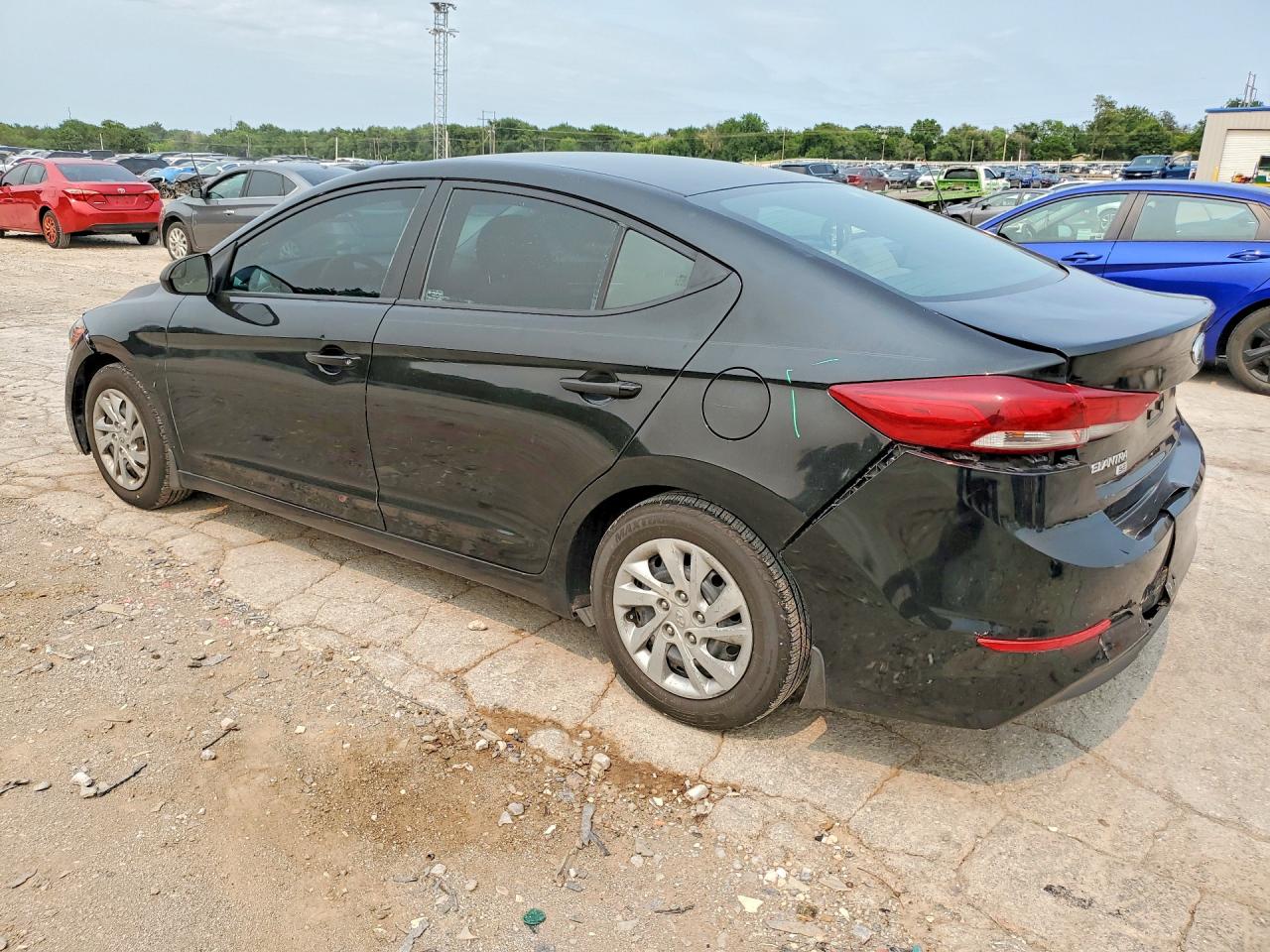 2018 Hyundai Elantra VIN KMHD74LF1JU665922 COPART salvage auction — Front End, OK - CERT OF TITLE-SALVAGE, sold $1,750 on 2026-07-09 (photo 2)