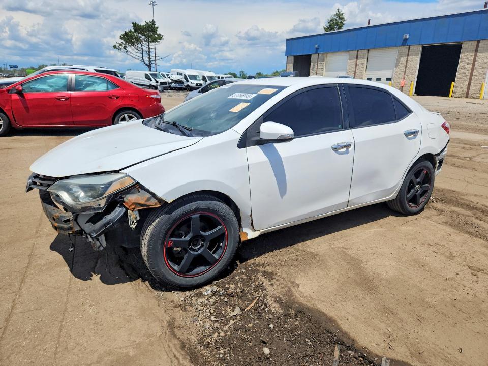 2016 Toyota Corolla VIN 2T1BURHE8GC712788 COPART salvage auction — FRONT END, Mi - Dealer Only Clean Title (P), sold $2,100 on 2026-07-02 (photo 1)