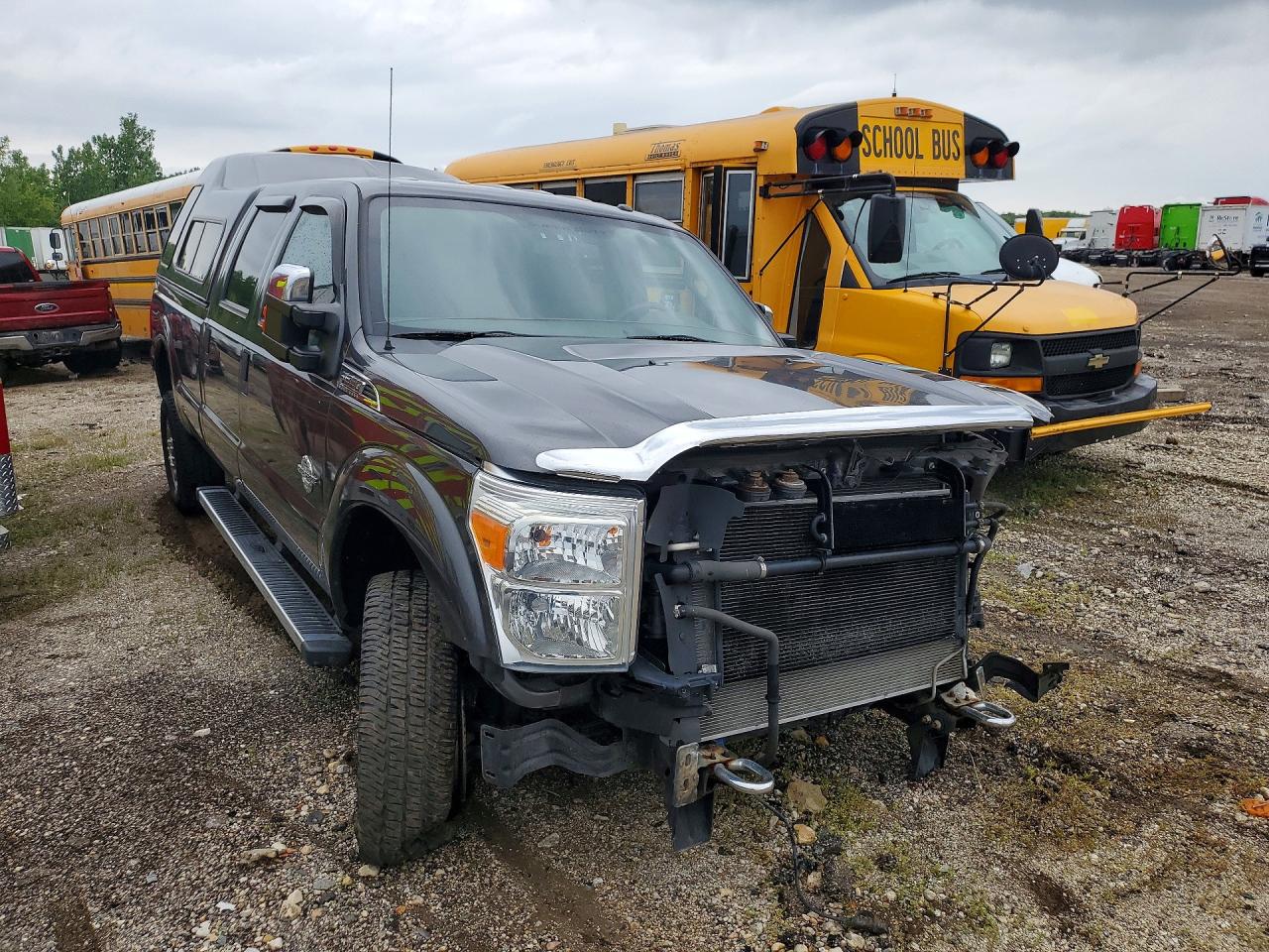 2016 Ford F-350 Super Duty VIN 1FT8W3BTXGEA97280 COPART salvage auction — Front End, IL - SALVAGE CERTIFICATE, sold $6,800 on 2026-07-07 (photo 4)
