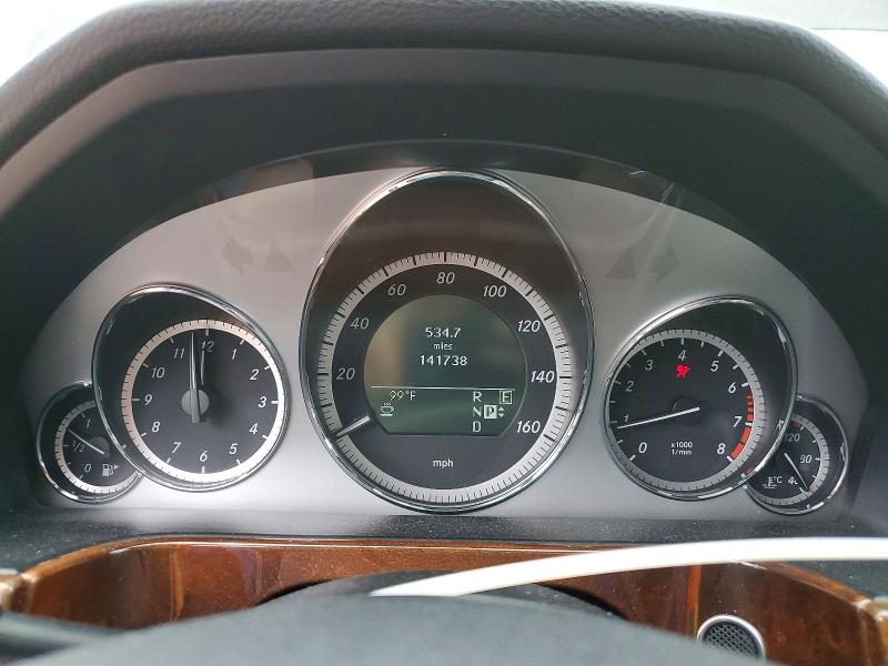2011 Mercedes-benz E-class VIN WDDHF5GB0BA468545 COPART salvage auction — FRONT END, AZ - CERT OF TITLE - SALVAGE, sold $300 on 2026-07-14 (photo 9)