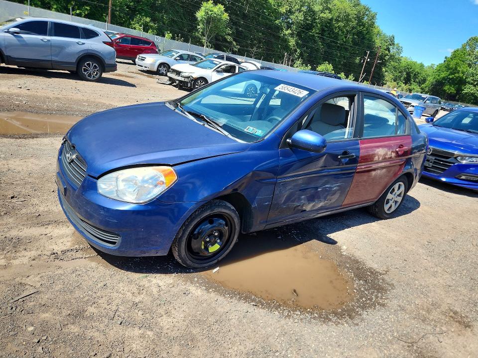 2010 Hyundai Accent VIN KMHCN4AC7AU456047 COPART salvage auction — SIDE, Pa - Certificate Of Salvage, sold $400 on 2026-07-20 (photo 1)