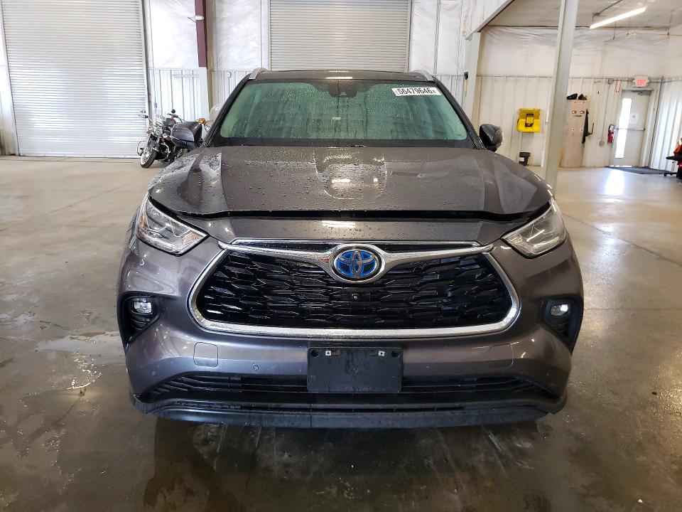 2023 Toyota Highlander VIN 5TDXBRCH0PS109323 COPART salvage auction — REAR END, Mn - Cert Of Title-Salvage, sold $22,600 on 2026-07-13 (photo 5)