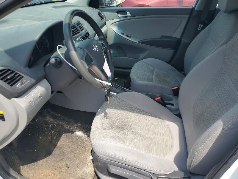 2017 Hyundai Accent VIN KMHCT5AEXHU336427 COPART salvage auction — FRONT END, Mi - Certificate Of Title, sold $550 on 2026-07-31 (photo 7)