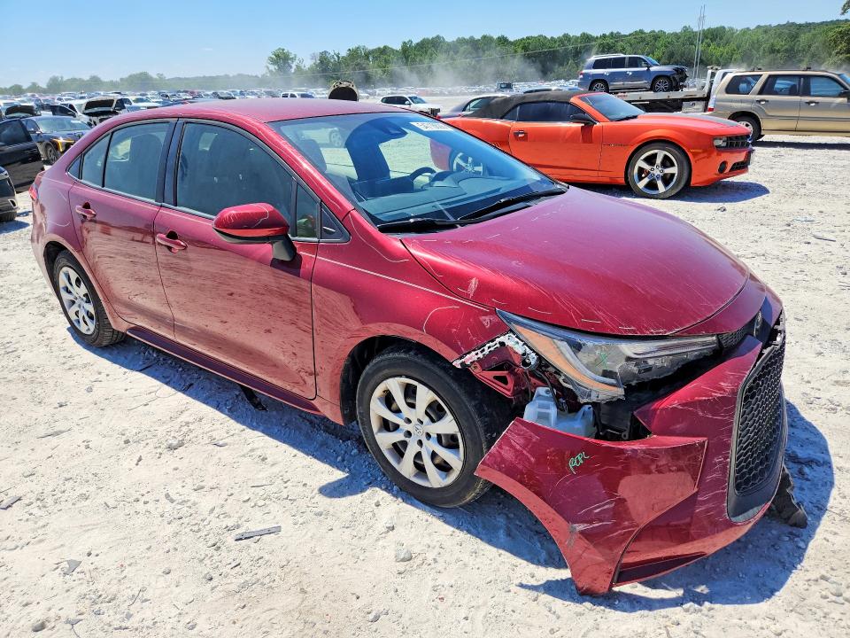 2022 Toyota Corolla VIN JTDEPMAE9NJ207734 COPART salvage auction — FRONT END, Ga - Cert Of Title-Salvage, sold $6,200 on 2026-07-27 (photo 4)