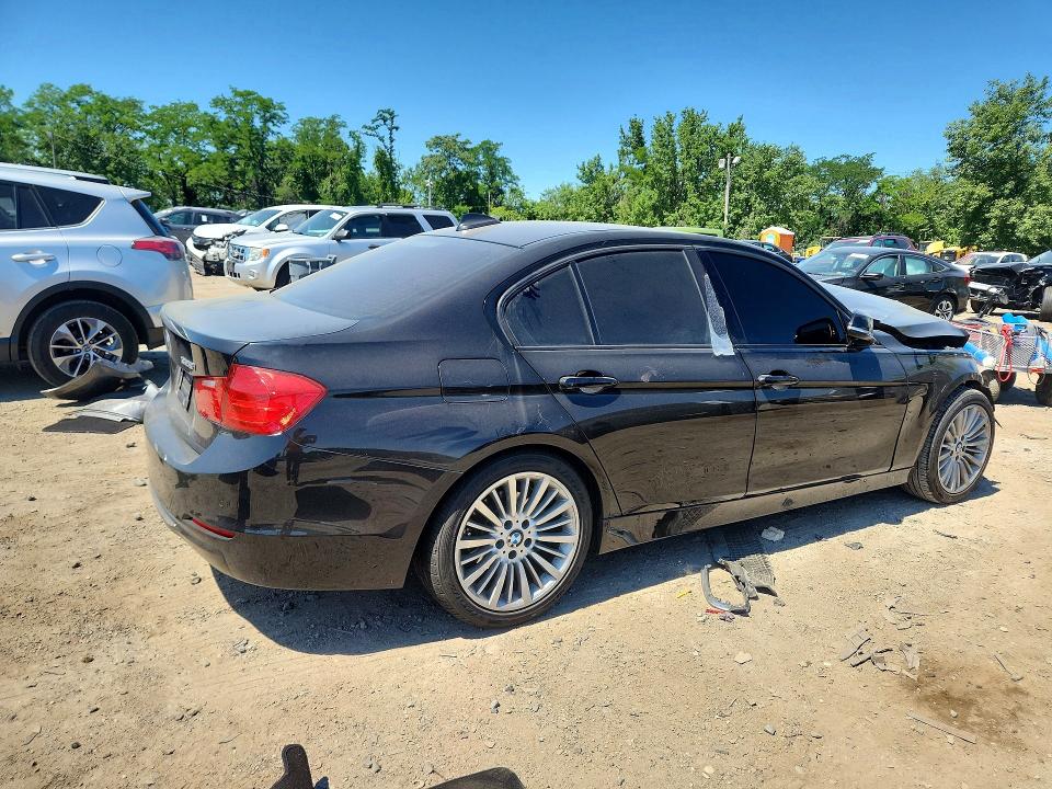 2015 BMW 3er VIN WBA3C1C55FK118184 COPART salvage auction — FRONT END, MD - CERT OF SALVAGE > 75% DAMAGE, sold $1,200 on 2026-07-30 (photo 3)