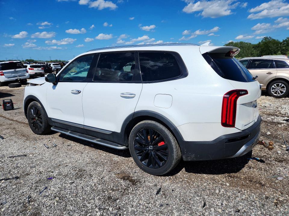 2020 Kia Telluride VIN 5XYP5DHC6LG086032 COPART salvage auction — FRONT END, Mi - Certificate Of Title, sold $6,400 on 2026-07-29 (photo 2)