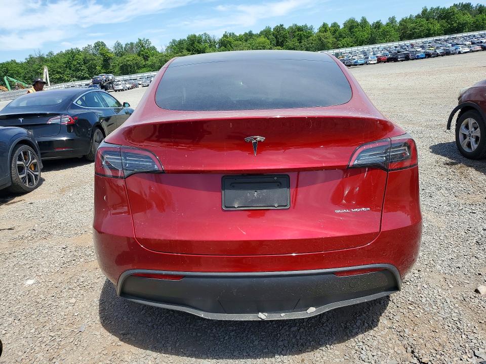 2024 Tesla Model y VIN 7SAYGDEE3RA274589 COPART salvage auction — FRONT END, Nj - Cert Of Title-Salvage, sold $12,000 on 2026-07-31 (photo 6)