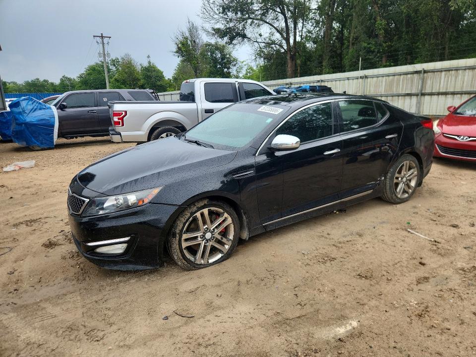 2013 Kia Optima VIN 5XXGR4A67DG091058 COPART salvage auction — SIDE, Fl - Cert Of Title Slvg Rebuildable, sold $800 on 2026-07-06 (photo 1)