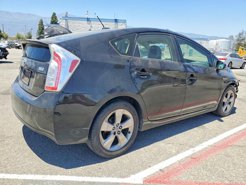 2013 Toyota Prius VIN JTDKN3DU2D1653647 COPART salvage auction — FRONT END, Ca - Salvage Certificate, sold $1,350 on 2026-07-07 (photo 3)