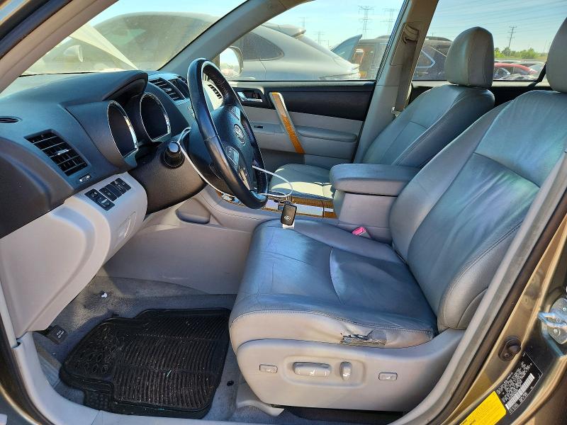 2008 Toyota Highlander VIN JTEEW44A482004448 COPART salvage auction — FRONT END, Il - Salvage Certificate, sold $1,850 on 2026-07-16 (photo 7)