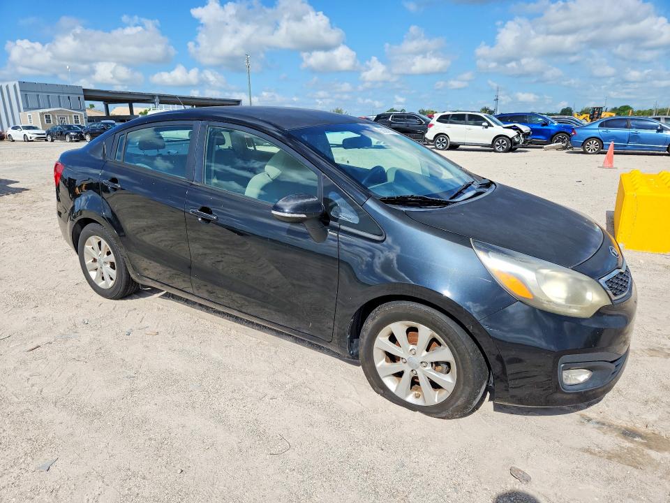 2014 Kia Rio VIN KNADN4A39E6396692 COPART salvage auction — FRONT END, Fl - Certificate Of Title, sold $450 on 2026-07-09 (photo 4)
