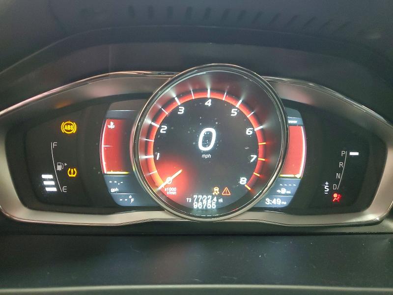 2016 Volvo S60 VIN YV1612TK9G1394063 COPART salvage auction — FRONT END, Pa - Certificate Of Salvage, sold $1,800 on 2026-07-16 (photo 9)