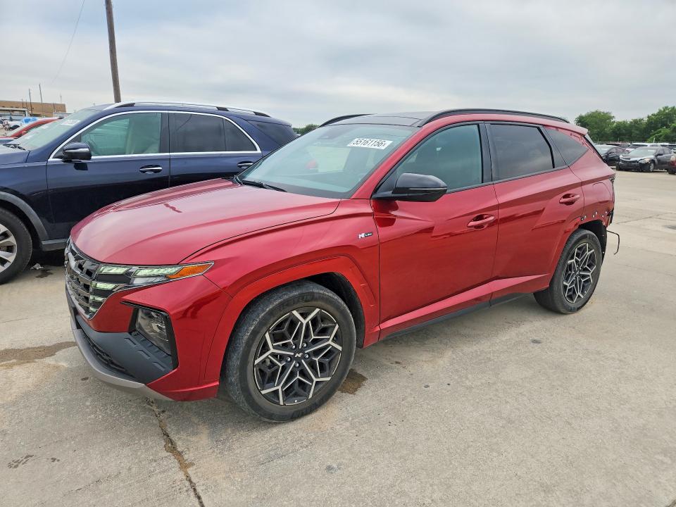 2023 Hyundai Tucson VIN KM8JF3AE0PU206061 COPART salvage auction — REAR END, Tx - Salvage Vehicle Title, sold $10,200 on 2026-07-02 (photo 1)