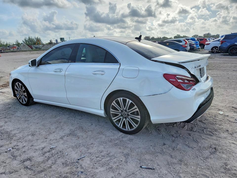 2018 Mercedes-benz Cla-klasse VIN WDDSJ4EB2JN669825 COPART salvage auction — REAR END, Fl - Cert Of Title Slvg Rebuildable, sold $4,000 on 2026-07-09 (photo 2)