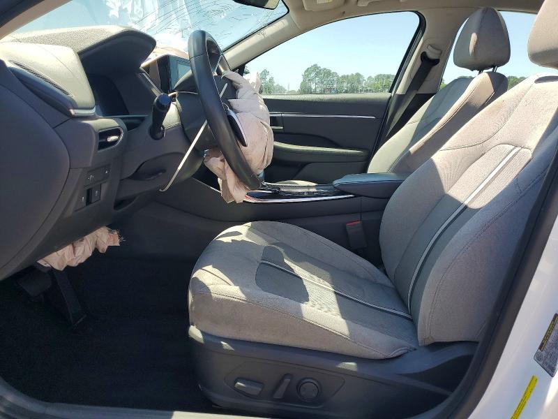 2021 Hyundai Sonata VIN 5NPEF4JA8MH078344 COPART salvage auction — FRONT END, Nc - Salvage Certificate Of Title, sold $1,750 on 2026-07-16 (photo 7)