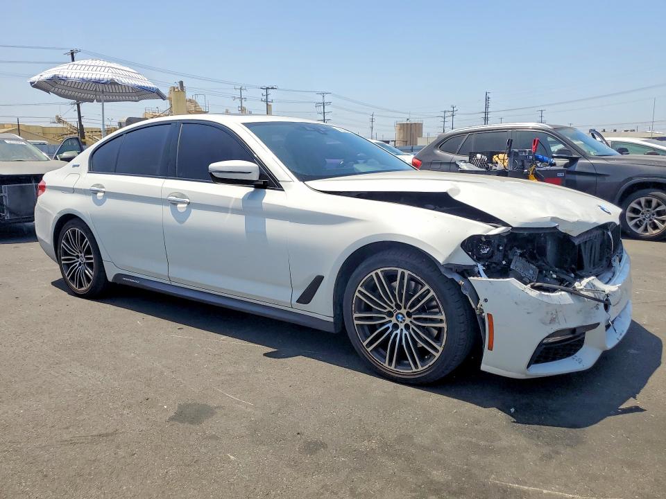 2018 BMW 5er VIN WBAJA9C54JB251247 COPART salvage auction — FRONT END, Ca - Salvage Certificate, sold $5,400 on 2026-07-13 (photo 4)