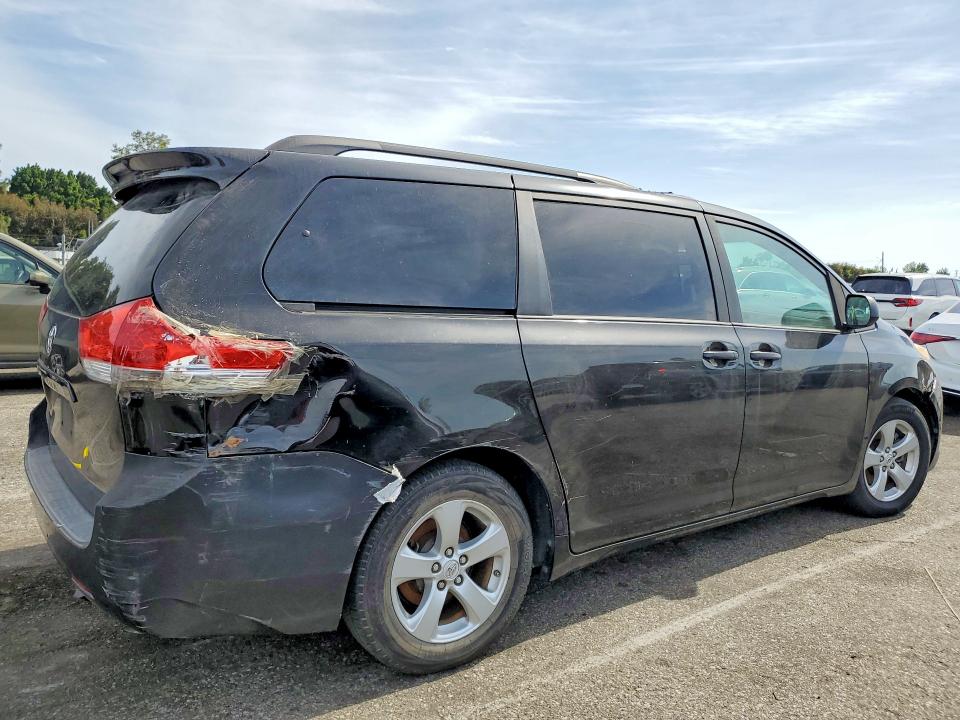 2012 Toyota VIN 5TDKK3DC8CS218200 COPART salvage auction — FRONT END, Ca - Salvage Certificate, sold $1,300 on 2026-07-24 (photo 3)
