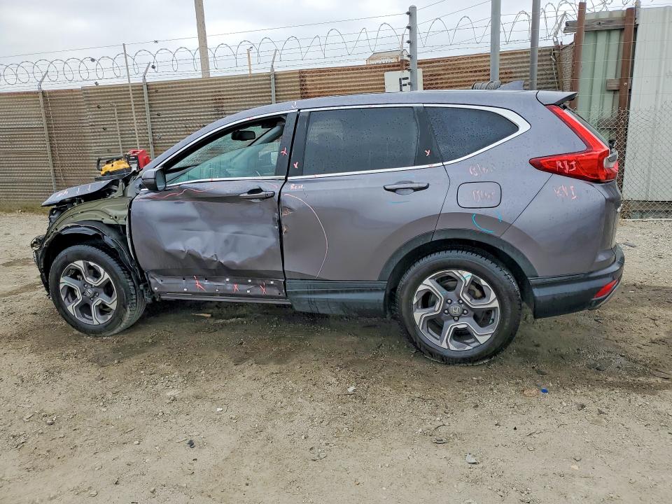 2018 Honda Cr-v VIN 7FARW2H85JE092256 COPART salvage auction — SIDE, CA - SALVAGE CERTIFICATE, sold $7,000 on 2026-07-16 (photo 2)