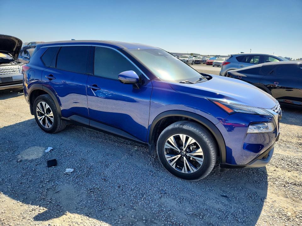 2021 Nissan Rogue VIN JN8AT3BA3MW008829 COPART salvage auction — BURN, Ca - Salvage Certificate, sold $5,300 on 2026-07-28 (photo 4)