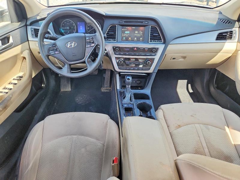 2016 Hyundai Sonata VIN 5NPE24AF2GH314255 COPART salvage auction — REAR END, OH - CERT OF TITLE-SALVAGE, sold $500 on 2026-07-02 (photo 8)