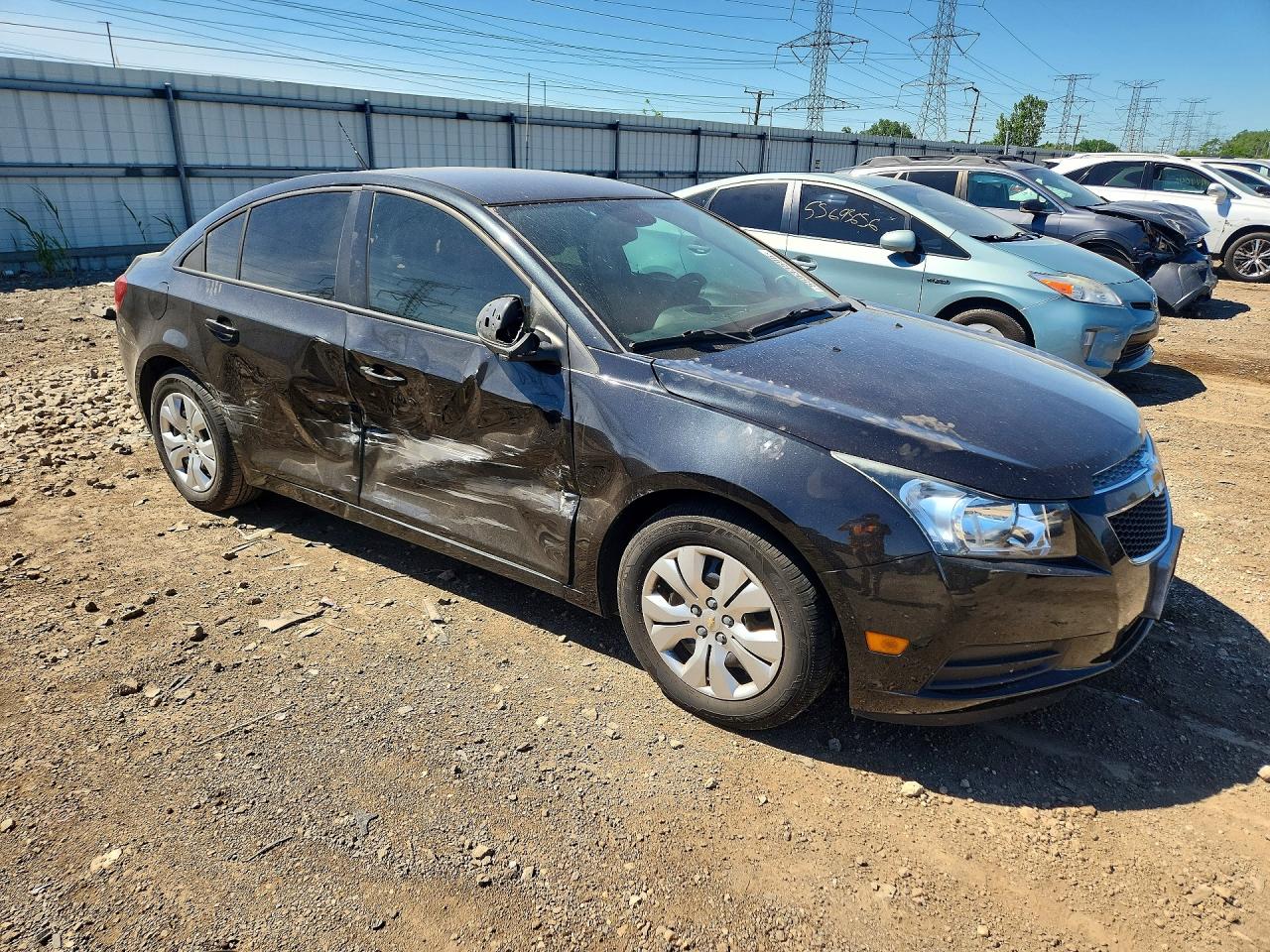 2014 Chevrolet Cruze VIN 1G1PA5SH7E7223753 COPART salvage auction — Side, IL - SALVAGE CERTIFICATE, sold $450 on 2026-07-09 (photo 4)