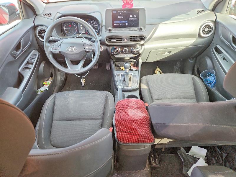 2022 Hyundai VIN KM8K62AB6NU838693 COPART salvage auction — FRONT END, Ca - Salvage Certificate, sold $2,650 on 2026-07-06 (photo 8)