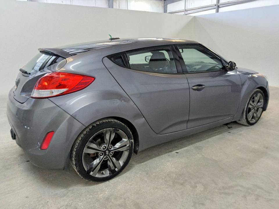 2017 Hyundai Veloster VIN KMHTC6AD1HU314426 COPART salvage auction — MINOR DENT/SCRATCHES, Tx - Certificate Of Title, sold $2,200 on 2026-07-28 (photo 3)