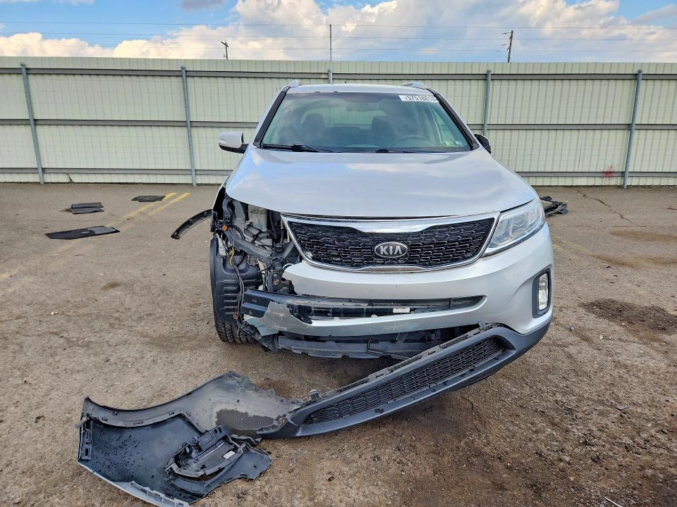 2014 Kia Sorento VIN 5XYKTCA64EG524368 COPART salvage auction — FRONT END, Pa - Certificate Of Salvage, sold $1,350 on 2026-07-07 (photo 5)