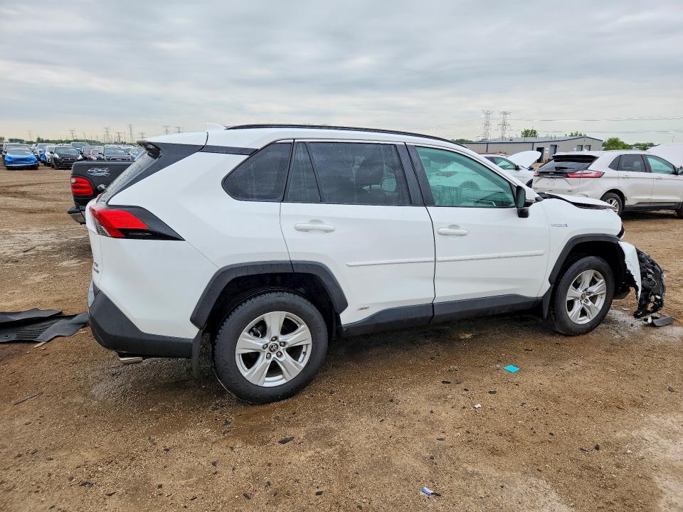 2021 Toyota Rav 4 VIN 2T3R6RFV8MW014176 COPART salvage auction — FRONT END, Il - Salvage Certificate, sold $9,600 on 2026-07-30 (photo 3)
