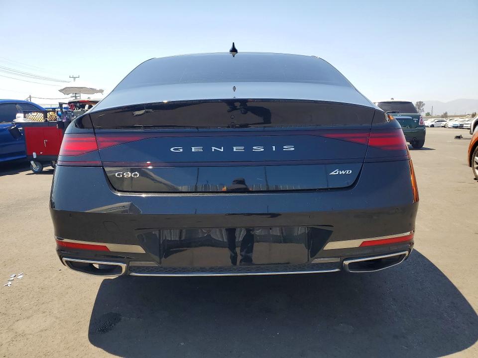 2025 Genesis G90 VIN KMTFC4SD6SU049774 COPART salvage auction — MINOR DENT/SCRATCHES, CA - SALVAGE CERTIFICATE (P), sold $52,000 on 2026-07-27 (photo 6)