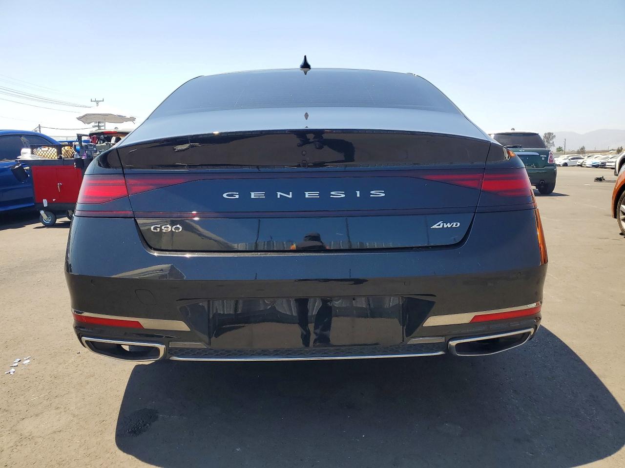 2025 Genesis G90 VIN KMTFC4SD6SU049774 COPART salvage auction — Minor Dent/Scratches, CA - SALVAGE CERTIFICATE (P), sold $54,000 on 2026-06-29 (photo 6)