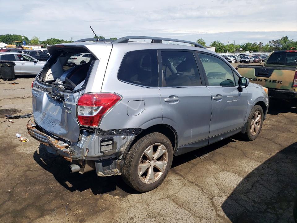 2014 Subaru Forester VIN JF2SJAJC3EH431303 COPART salvage auction — REAR END, Ct - Cert Of Title-Salvage, sold $475 on 2026-07-10 (photo 3)