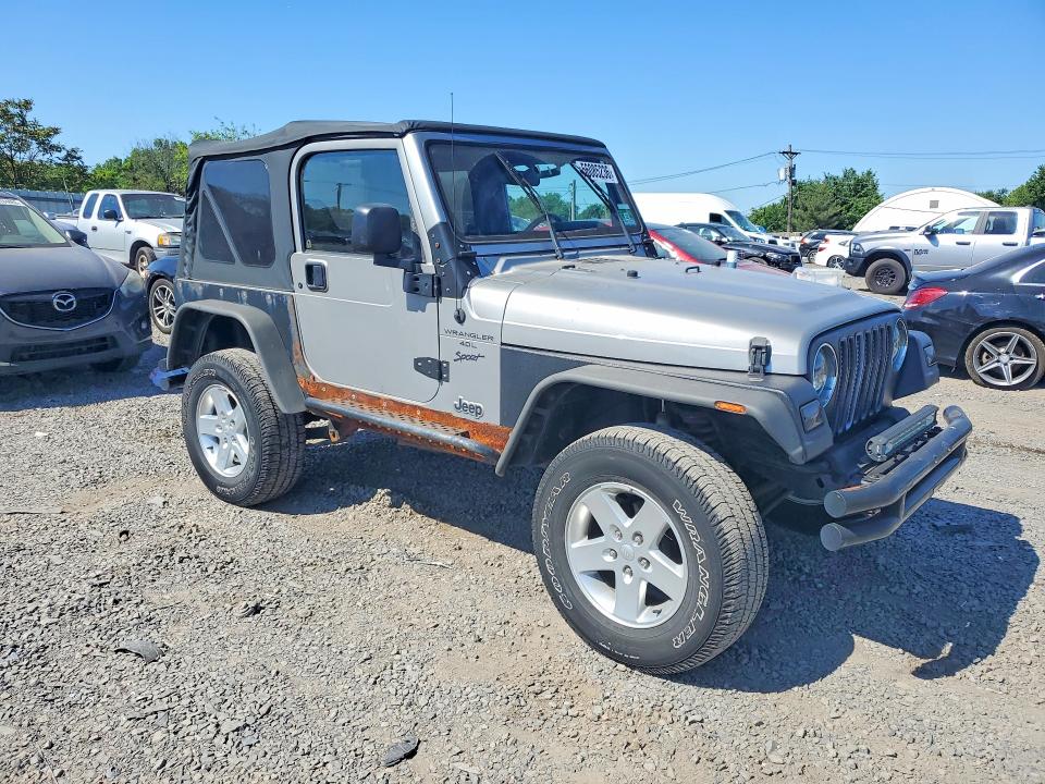 2001 Jeep Wrangler / VIN 1J4FA49S01P357071 COPART salvage auction — MINOR DENT/SCRATCHES, NJ - CERTIFICATE OF TITLE, sold $700 on 2026-07-21 (photo 4)