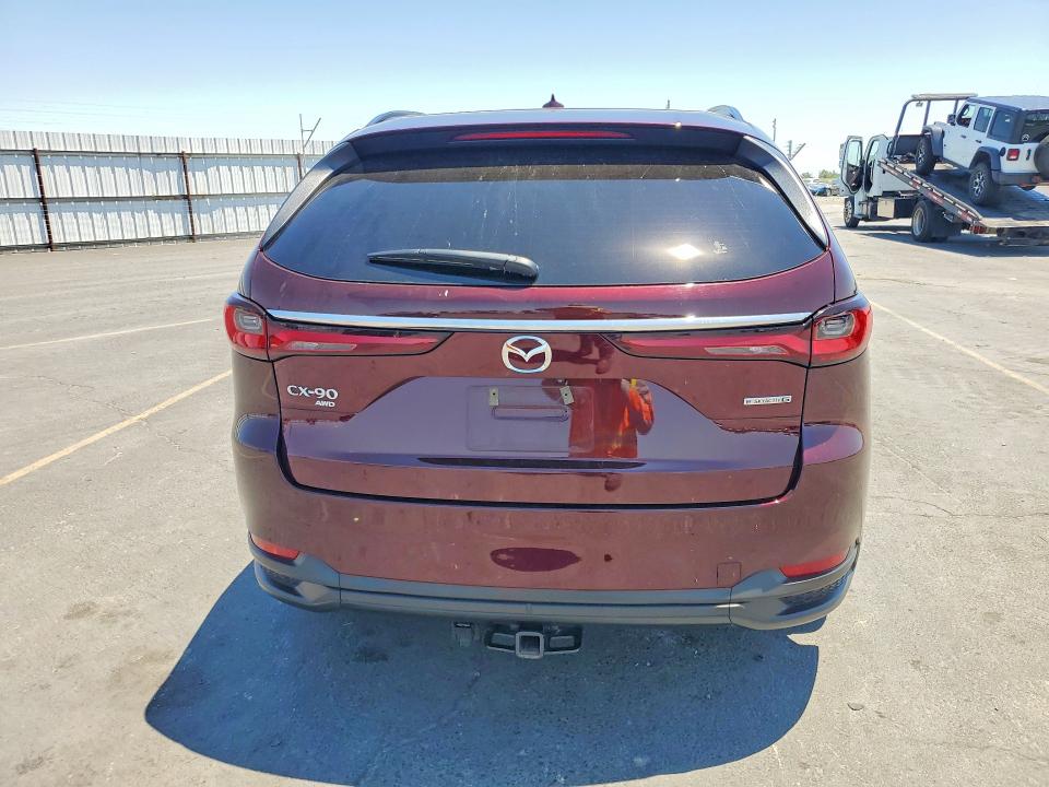 2025 Mazda Cx-90 VIN JM3KKCHD5S1256098 COPART salvage auction — SIDE, CA - SALVAGE CERTIFICATE, sold $14,000 on 2026-08-20 (photo 6)