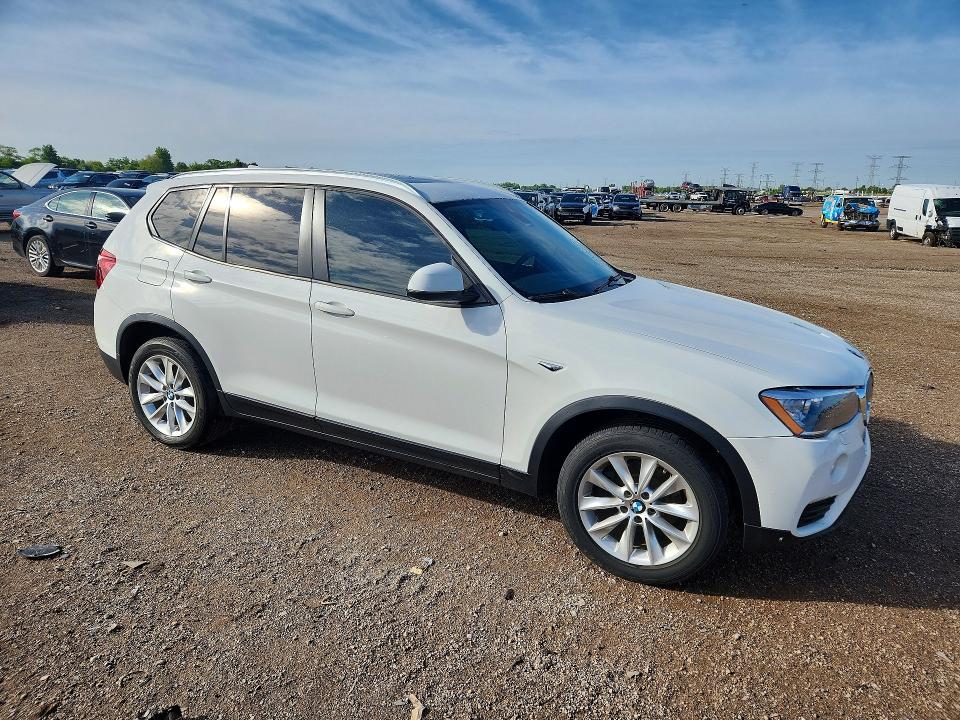 2016 BMW X3 VIN 5UXWZ7C56G0R31885 COPART salvage auction — REAR END, Il - Salvage Certificate, sold $2,900 on 2026-07-07 (photo 4)