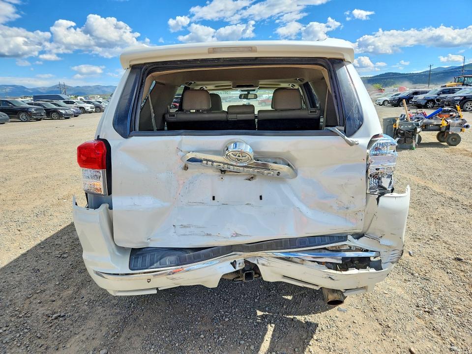 2012 Toyota 4runner VIN JTEBU5JR8C5097541 COPART salvage auction — REAR END, Mt - Salvage Certificate Of A Vehic, sold $4,100 on 2026-07-28 (photo 6)