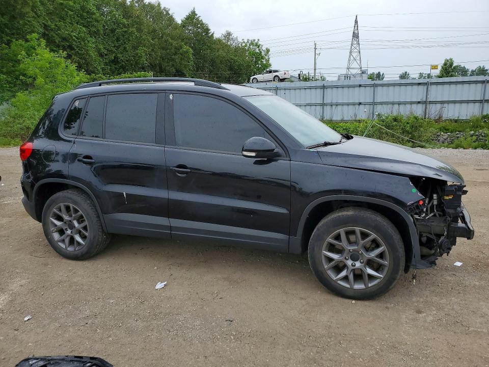 2016 Volkswagen Tiguan VIN WVGJV7AX0GW617864 COPART salvage auction — FRONT END, ON - PERMIT SALVAGE, sold $425 on 2026-07-16 (photo 4)