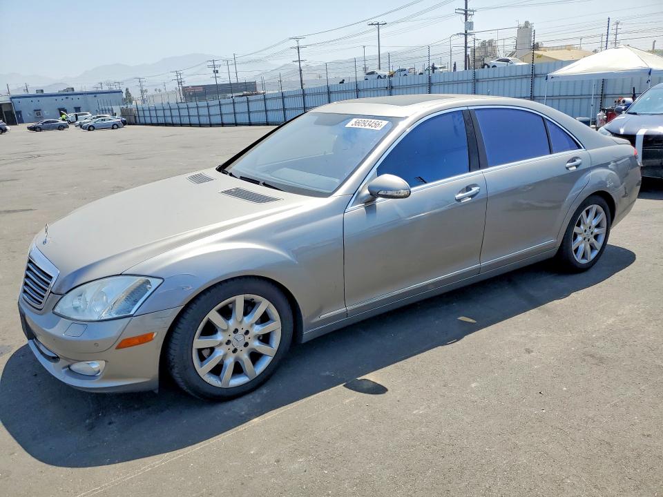 2007 Mercedes-benz S class VIN WDDNG71X87A021128 COPART salvage auction — MINOR DENT/SCRATCHES, CA - SALVAGE CERTIFICATE, sold $2,200 on 2026-07-15 (photo 1)