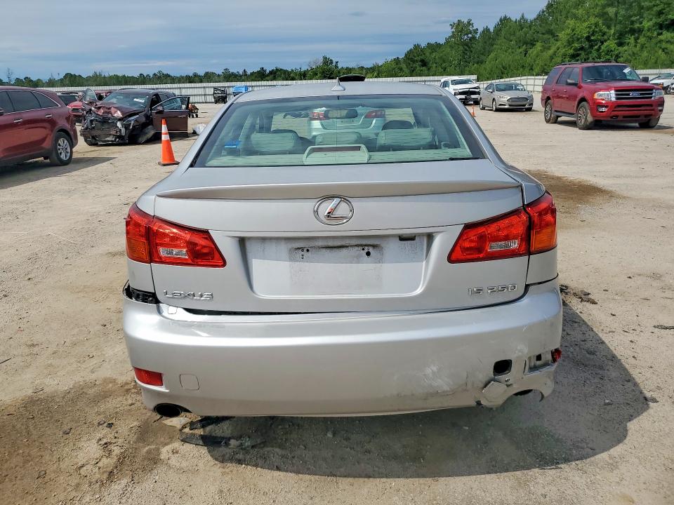 2007 Lexus Is VIN JTHBK262072030877 COPART salvage auction — REAR END, Sc - Cert Of Title-Salvage, sold $2,100 on 2026-07-06 (photo 6)