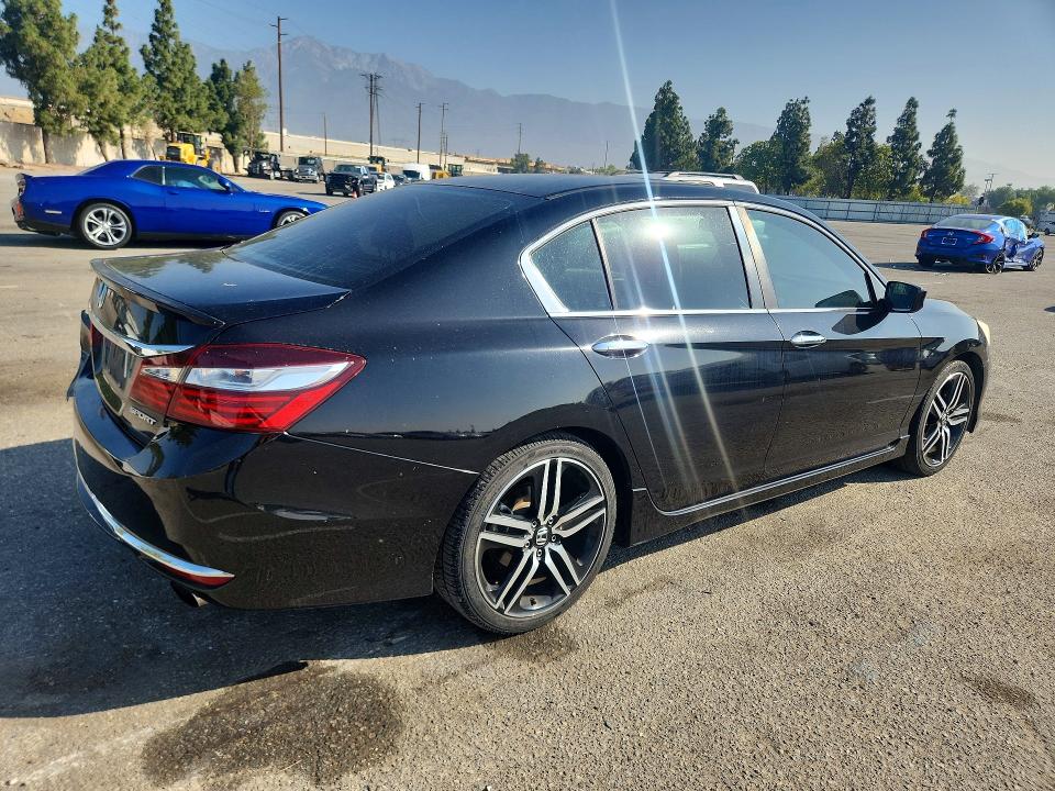 2016 Honda Accord VIN 1HGCR2F58GA107059 COPART salvage auction — REAR END, CA - SALVAGE CERTIFICATE, sold $3,150 on 2026-07-02 (photo 3)