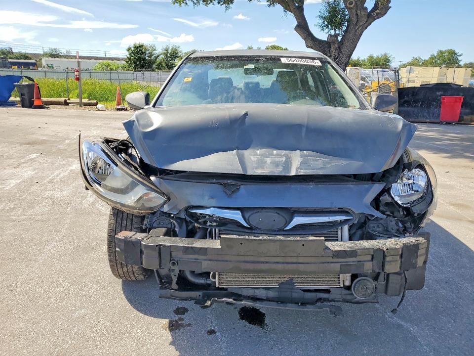 2012 Hyundai Accent VIN KMHCU4AE2CU069607 COPART salvage auction — FRONT END, Fl - Cert Of Title Slvg Rebuildable, sold $450 on 2026-07-02 (photo 5)