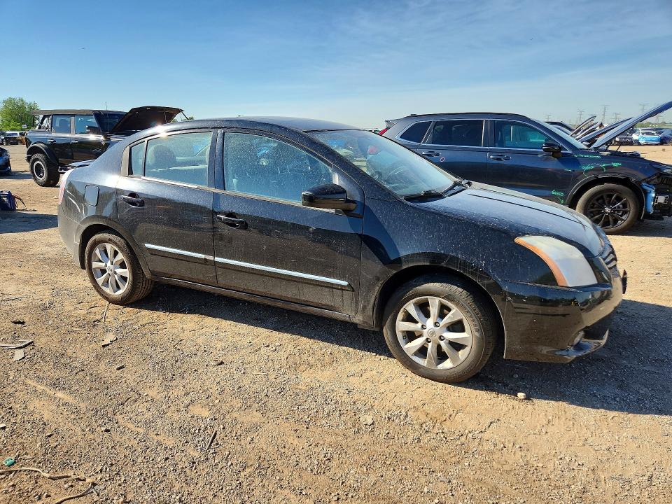 2011 Nissan Sentra VIN 3N1AB6AP0BL725233 COPART salvage auction — FRONT END, Il - Salvage Certificate, sold $300 on 2026-07-02 (photo 4)