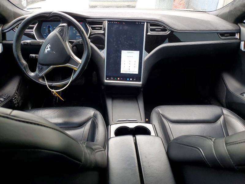 2016 Tesla Model s VIN 5YJSA1E25GF136948 COPART salvage auction — FRONT END, Ut - Salvage Certificate, sold $250 on 2026-07-27 (photo 8)
