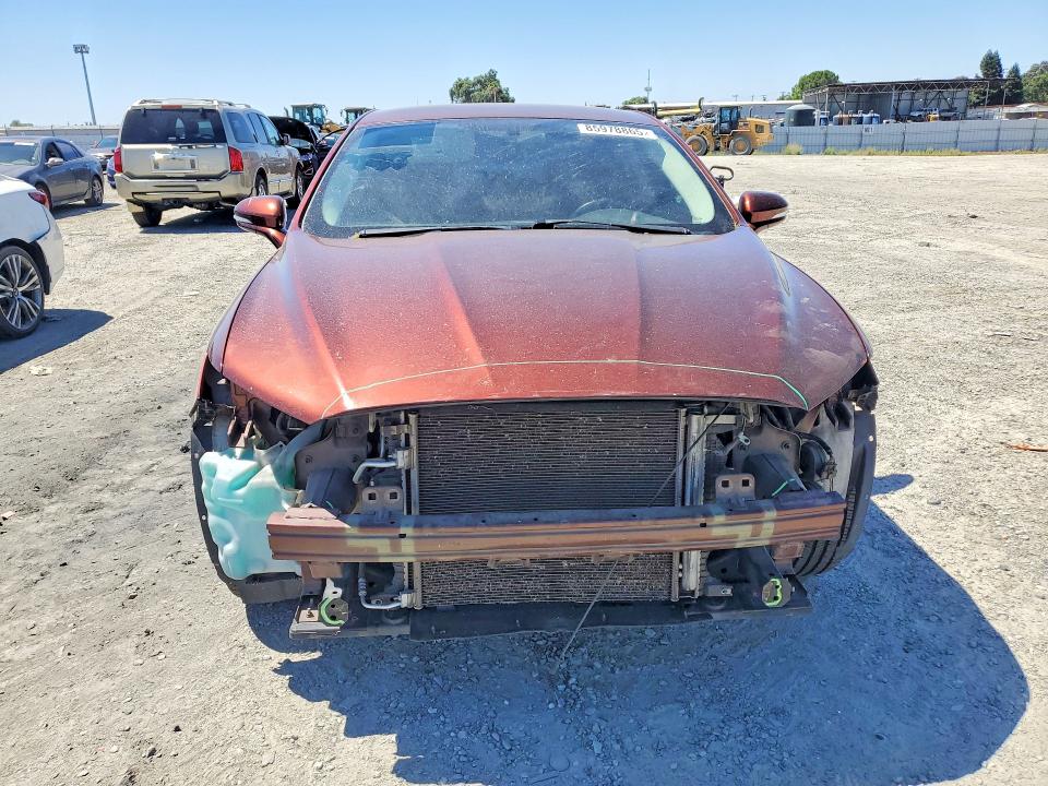 2015 Ford Fusion VIN 3FA6P0H70FR146985 COPART salvage auction — FRONT END, Ca - Salvage Certificate, sold $600 on 2026-07-09 (photo 5)