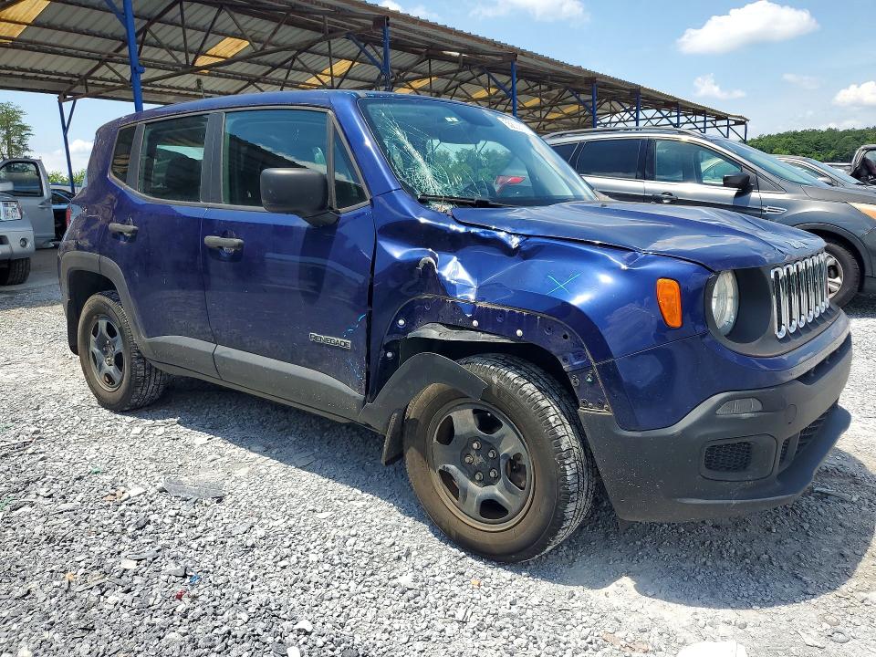 2018 Jeep VIN ZACCJBAB1JPH46085 COPART salvage auction — FRONT END, Ga - Cert Of Title-Salvage, sold $1,550 on 2026-07-09 (photo 4)