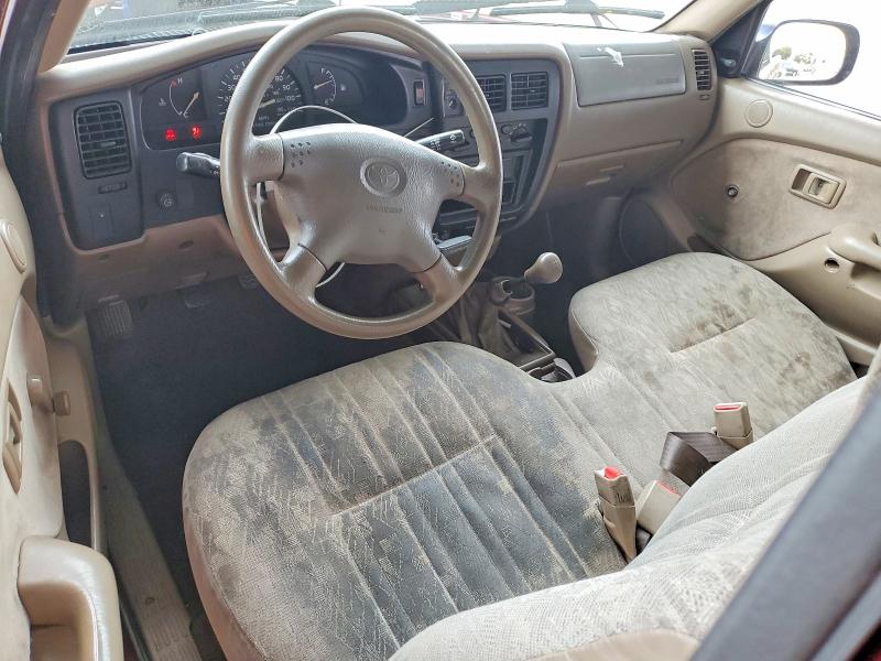 2001 Toyota Tacoma VIN 5TENL42NX1Z852869 COPART salvage auction — REAR END, Ca - Salvage Certificate, sold $3,800 on 2026-07-07 (photo 8)
