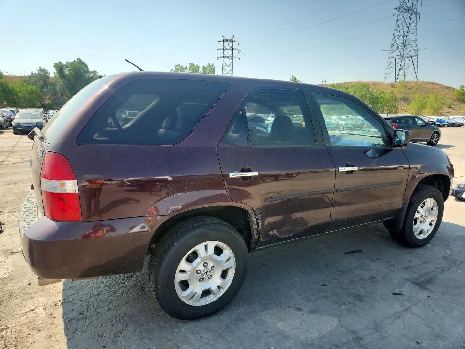 2002 Acura Mdx VIN 2HNYD18252H512283 COPART salvage auction — FRONT END, CO - PUBLIC - SALVAGE TITLE, sold $325 on 2026-07-22 (photo 3)